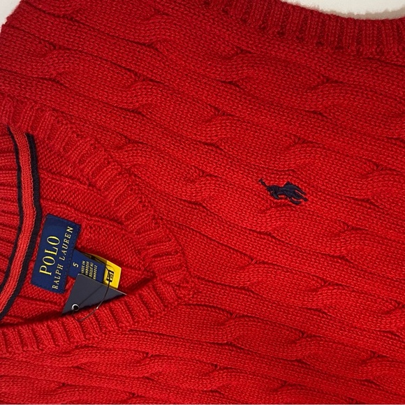 NWT✨ red POLO RALPH LAUREN vest ♥️✨ size: 5 boy - Picture 4 of 7